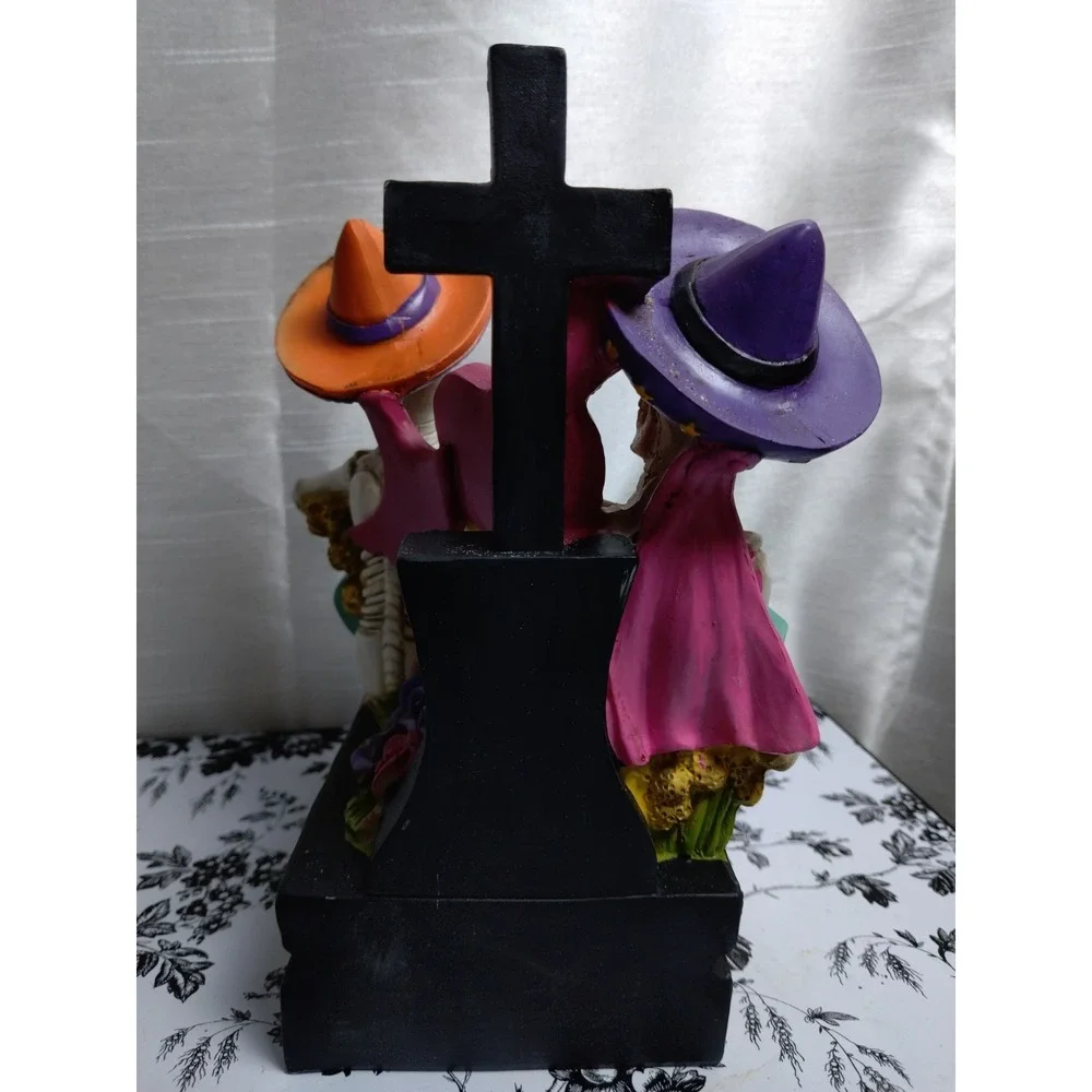 Halloween Decoration Figurines Day Of‎ The Day Skull 8.5